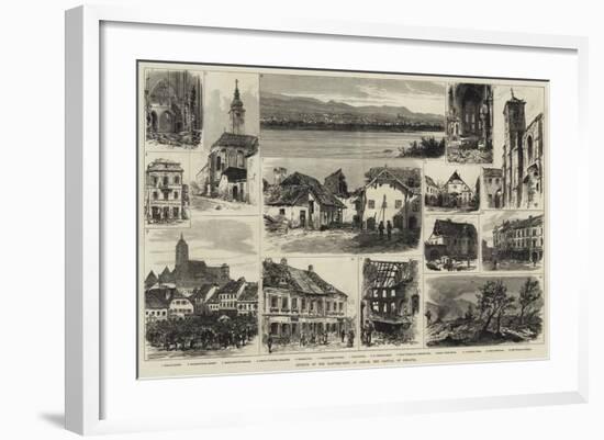 Effect of the Earthquakes at Agram, the Capital of Croatia-null-Framed Giclee Print