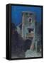 Effect of the Moon over Antique Architecture-Mario De Maria-Framed Stretched Canvas