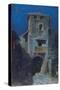 Effect of the Moon over Antique Architecture-Mario De Maria-Stretched Canvas