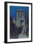 Effect of the Moon over Antique Architecture-Mario De Maria-Framed Giclee Print