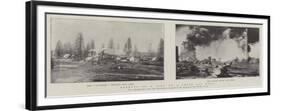 Effects of a Fire at a Texan Oil Well-null-Framed Giclee Print