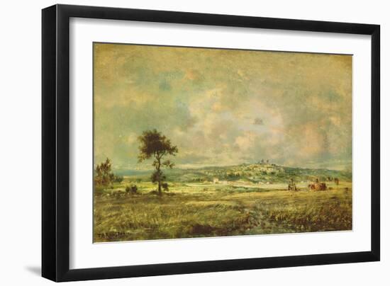 Effects of a Storm, View of the Plain of Montmartre-Théodore Rousseau-Framed Giclee Print