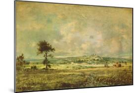 Effects of a Storm, View of the Plain of Montmartre-Théodore Rousseau-Mounted Giclee Print