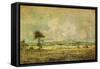 Effects of a Storm, View of the Plain of Montmartre-Théodore Rousseau-Framed Stretched Canvas
