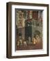 Effects of Good Government in City, Procession of Nobiliy on Streets of City-Ambrogio Lorenzetti-Framed Giclee Print