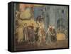 Effects of Good Government in City, Procession of Women Dancing-Ambrogio Lorenzetti-Framed Stretched Canvas