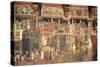 Effects of Good Government in City-Ambrogio Lorenzetti-Stretched Canvas