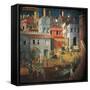 Effects of Good Government in City-Ambrogio Lorenzetti-Framed Stretched Canvas