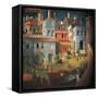 Effects of Good Government in City-Ambrogio Lorenzetti-Framed Stretched Canvas