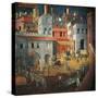 Effects of Good Government in City-Ambrogio Lorenzetti-Stretched Canvas