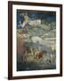 Effects of Good Government in Country-Ambrogio Lorenzetti-Framed Giclee Print