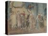 Effects of Good Government in the City and Country-Ambrogio Lorenzetti-Stretched Canvas