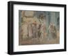 Effects of Good Government in the City and Country-Ambrogio Lorenzetti-Framed Art Print