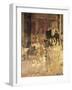 Effects of Good Government in the City, City Street-Ambrogio Lorenzetti-Framed Giclee Print