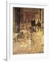 Effects of Good Government in the City, City Street-Ambrogio Lorenzetti-Framed Giclee Print