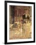 Effects of Good Government in the City, City Street-Ambrogio Lorenzetti-Framed Giclee Print