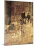 Effects of Good Government in the City, City Street-Ambrogio Lorenzetti-Mounted Giclee Print