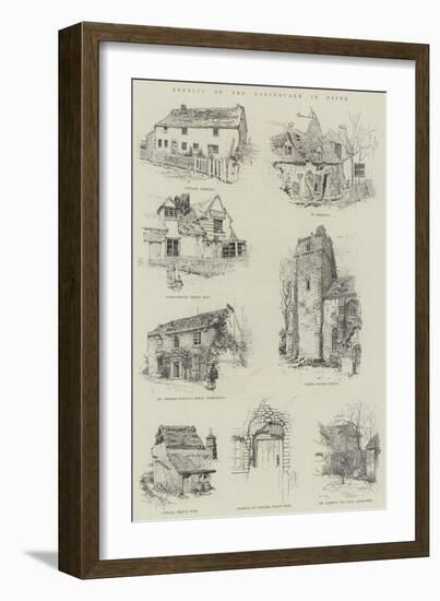 Effects of the Earthquake in Essex-Amedee Forestier-Framed Giclee Print