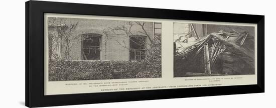 Effects of the Explosion at the Admiralty-null-Framed Giclee Print