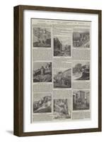 Effects of the Late Earthquake in Naples-null-Framed Giclee Print