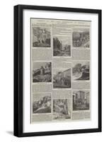 Effects of the Late Earthquake in Naples-null-Framed Giclee Print