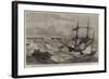 Effects of the Late Storm at Great Yarmouth-null-Framed Giclee Print