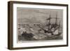 Effects of the Late Storm at Great Yarmouth-null-Framed Giclee Print