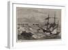 Effects of the Late Storm at Great Yarmouth-null-Framed Giclee Print