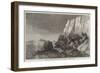 Effects of the Recent Earthquake, at Puzzuoli, Near Naples-Samuel Read-Framed Giclee Print