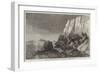 Effects of the Recent Earthquake, at Puzzuoli, Near Naples-Samuel Read-Framed Giclee Print