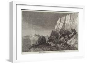 Effects of the Recent Earthquake, at Puzzuoli, Near Naples-Samuel Read-Framed Giclee Print