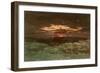 Effet De Givre, 1845 (Oil on Canvas)-Theodore Rousseau-Framed Giclee Print
