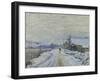 Effet De Neige a Tournedos, 1899-Gustave Loiseau-Framed Giclee Print