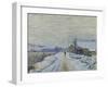 Effet De Neige a Tournedos, 1899-Gustave Loiseau-Framed Giclee Print