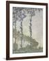 Effet de vent, série des peupliers-Claude Monet-Framed Giclee Print