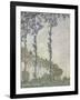 Effet de vent, série des peupliers-Claude Monet-Framed Giclee Print