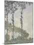 Effet de vent, série des peupliers-Claude Monet-Mounted Giclee Print