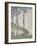 Effet de vent, série des peupliers-Claude Monet-Framed Giclee Print