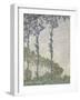 Effet de vent, série des peupliers-Claude Monet-Framed Giclee Print