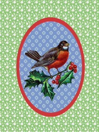 Vintage Christmas Robin
