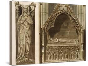Effigy of Aveline, First Wife of Edmund Crouchback, Earl of Lancaster-Frederick Mackenzie-Stretched Canvas