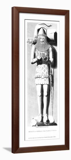 Effigy of Edward the Black Prince (1330-137), 1824-Edward Blore-Framed Giclee Print