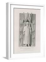 Effigy of King Edward the Third-Edward Blore-Framed Giclee Print