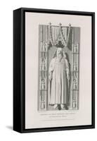 Effigy of King Edward the Third-Edward Blore-Framed Stretched Canvas