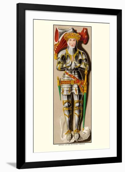 Effigy of Sir Richard Vernon-H. Shaw-Framed Art Print