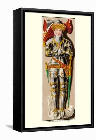 Effigy of Sir Richard Vernon-H. Shaw-Framed Stretched Canvas