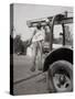 Effigy to Paul Robeson Hanging on Truck-null-Stretched Canvas