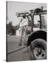 Effigy to Paul Robeson Hanging on Truck-null-Stretched Canvas