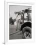 Effigy to Paul Robeson Hanging on Truck-null-Framed Photographic Print