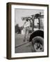 Effigy to Paul Robeson Hanging on Truck-null-Framed Photographic Print